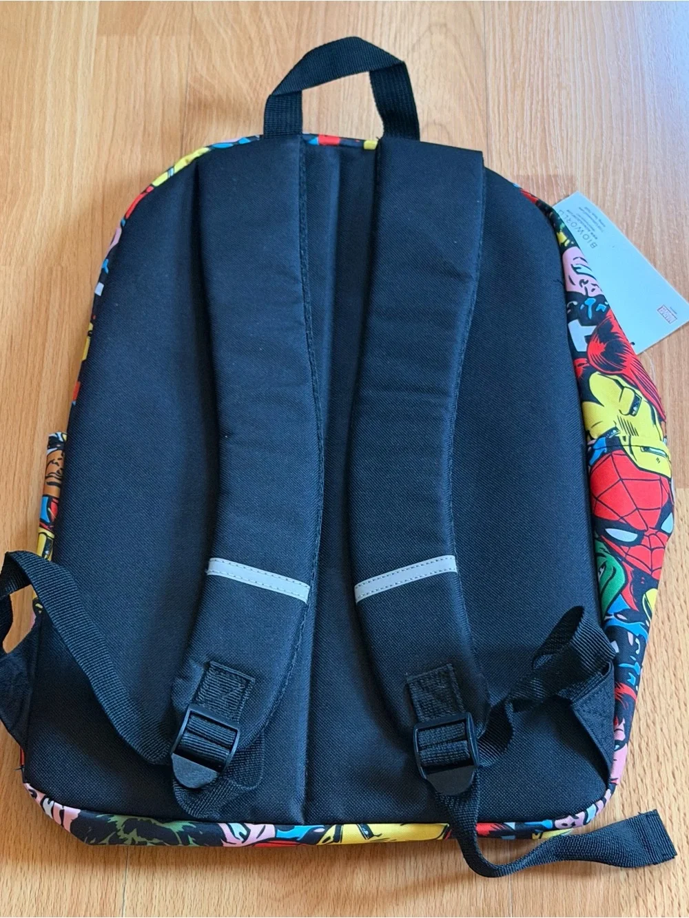 Marvel Avengers 17-inch All-Over Super Hero Printed Backpack.